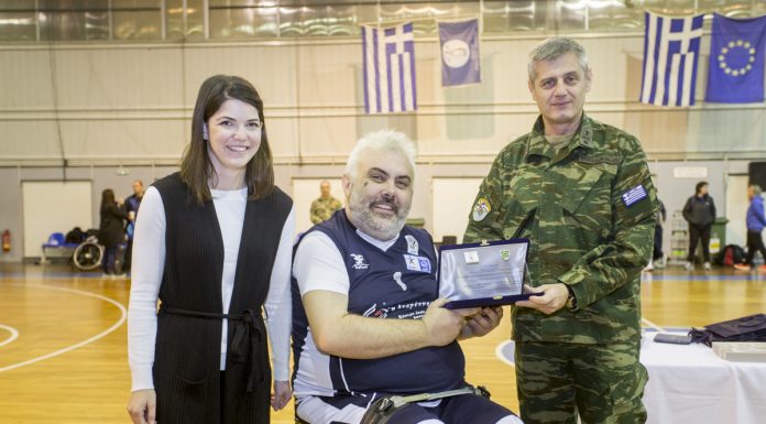«Τρίποντο στην Ευαισθησία» πέτυχαν ο δήμος Πυλαίας–Χορτιάτη και το Γ’ Σώμα Στρατού _Φιλανθρωπικός αγώνας μπάσκετ με αναπηρικά αμαξίδια