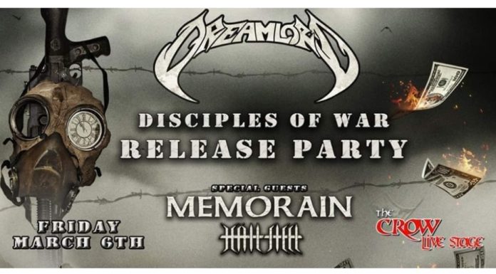 Dreamlord Live Release Party w/special guests Memorain-Hailsteel @ Crow Live Stage – Παρασκευή 6 Μαρτίου