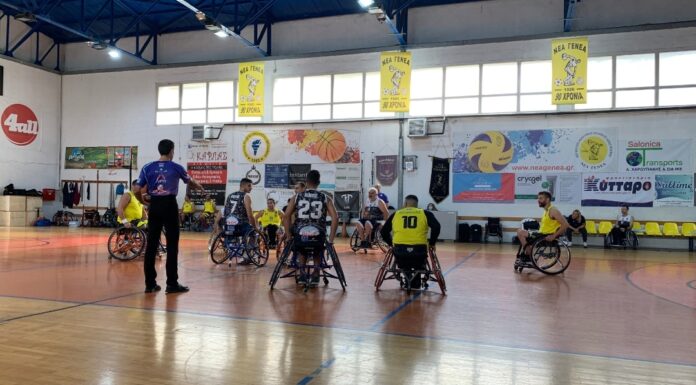 Δήμος Πυλαίας-Χορτιάτη: Στο Δημοτικό Κλειστό Γυμναστήριο Πανοράματος αγώνας μπάσκετ με αμαξίδιο παρουσία της Προέδρου της Δημοκρατίας