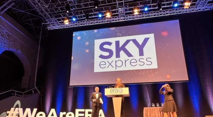 Η SKY express απέσπασε δύο κορυφαίες διακρίσεις: ERA Airline Excellence Award 2023 – ERA Innovation Airline Award 2023