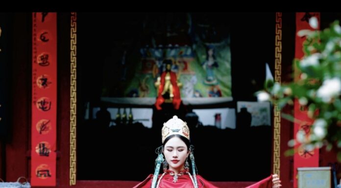 The Four Seasons Walking Out of Ancient Dongba Scriptures by Lan Xin