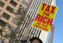 “Tax the rich” by Mark Lipman