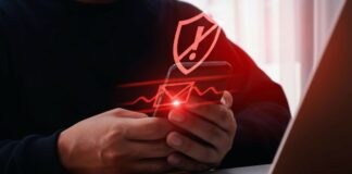 Ρεαλιστική απεικόνιση smartphone με ύποπτο μήνυμα SMS που σχετίζεται με το Fuel Pass και υποδηλώνει προσπάθεια ηλεκτρονικής απάτης,