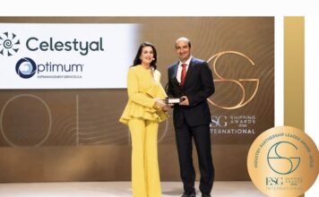 Η Celestyal κερδίζει Gold Award στα ESG Shipping Awards International για την πρωτοποριακή εφαρμογή ναυτιλιακών βιοκαυσίμων στην Ελλάδα