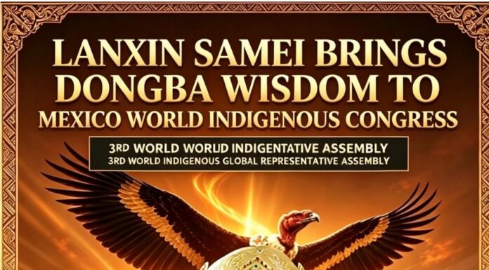 Voice of Civilization from Asia: Lan Xin Presents Dongba Wisdom at the ONO International Congress of Indigenous Peoples in Mexico
